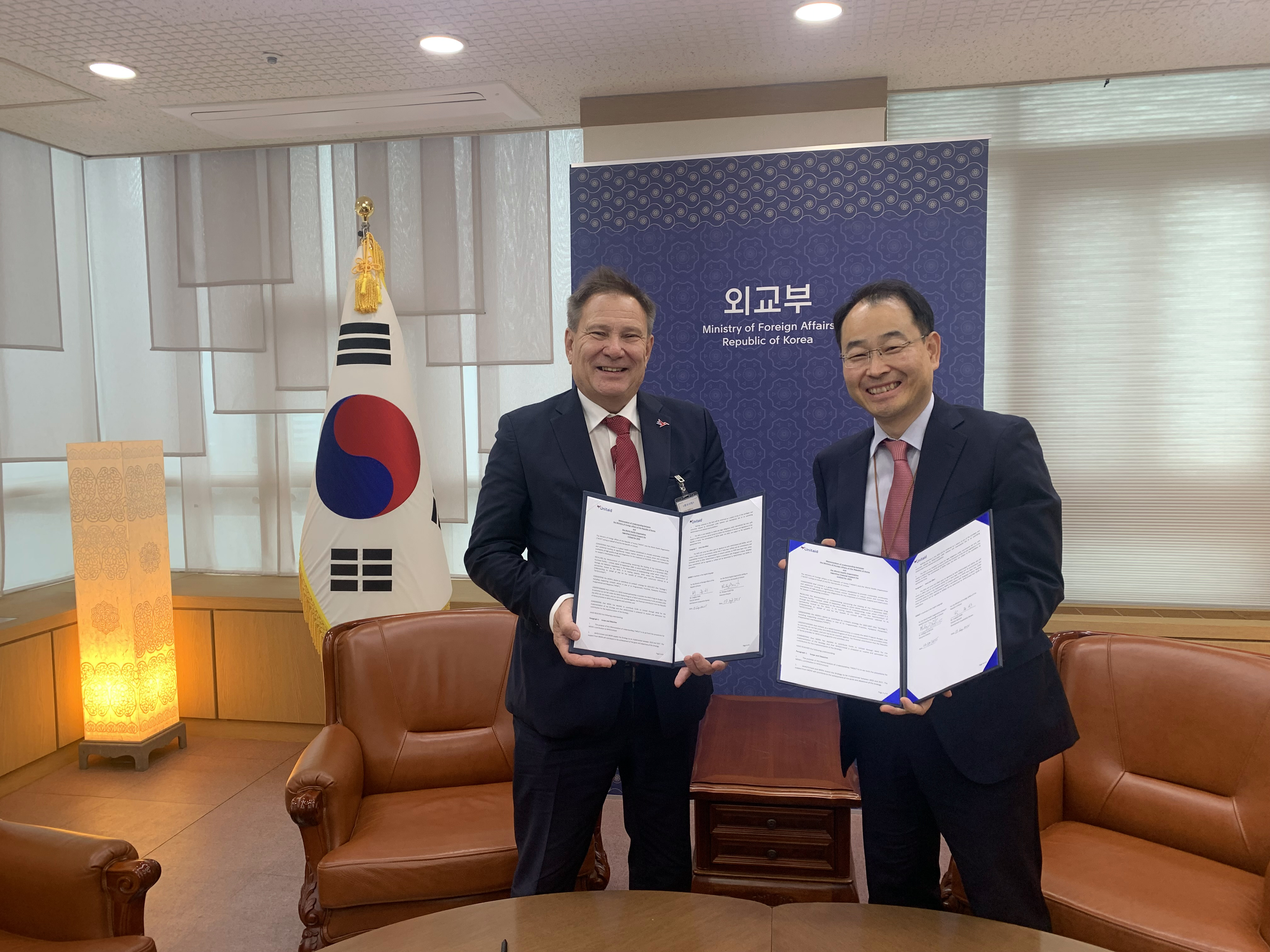 Republic of Korea grants US$15 million to Unitaid to strengthen pandemic prevention, preparedness and response